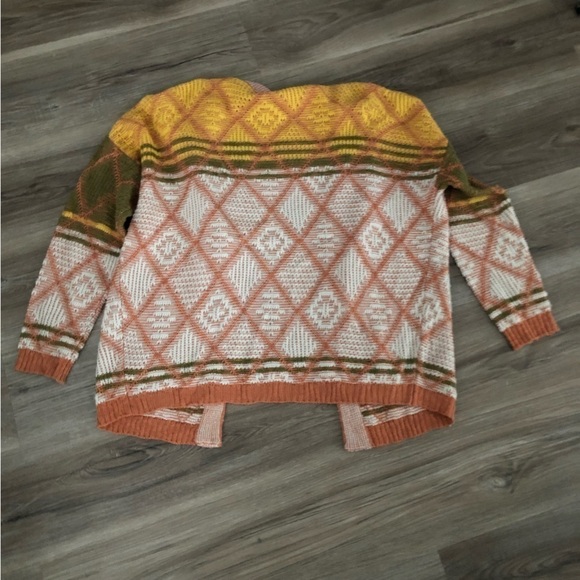 Forever 21 Multicolored Open Front Knot Cardigan Women Small - Picture 5 of 6